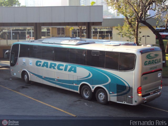 Viação Garcia 7191 na cidade de Ribeirão Preto, São Paulo, Brasil, por Fernando Reis. Número da foto: #561458.