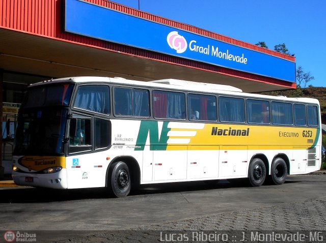 Viação Nacional 6253 na cidade de João Monlevade, Minas Gerais, Brasil, por Lucas  Ribeiro. Número da foto: #562851.