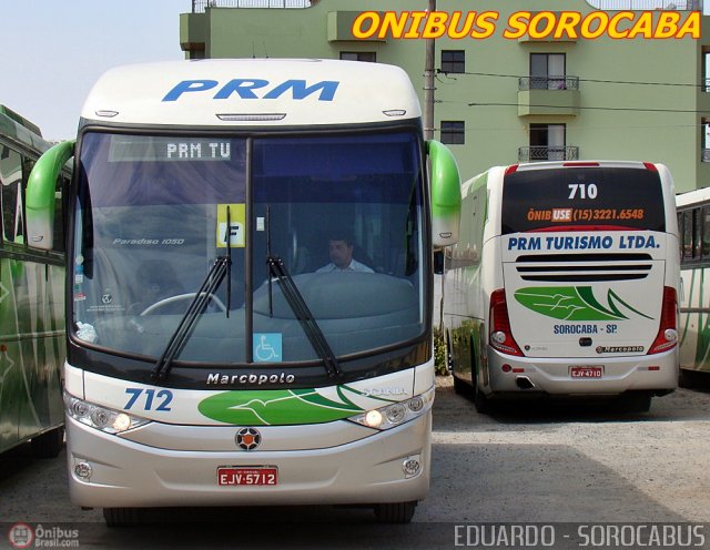 PRM Turismo 712 na cidade de Sorocaba, São Paulo, Brasil, por EDUARDO - SOROCABUS. ID da foto: 562610.