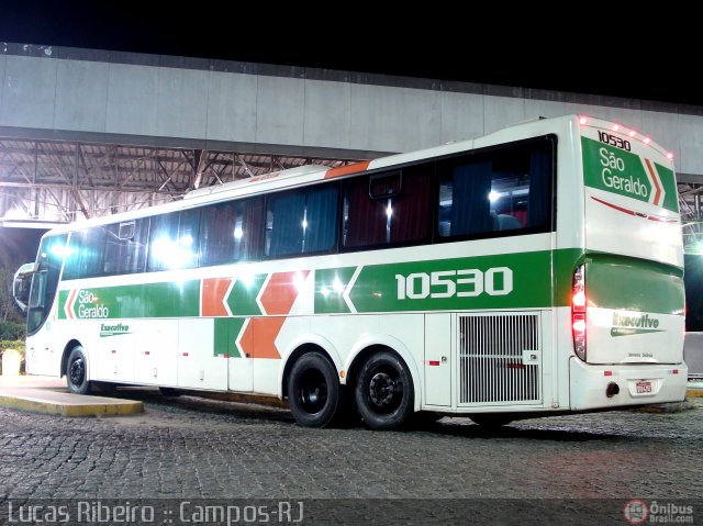 Cia. São Geraldo de Viação 10530 na cidade de Campos dos Goytacazes, Rio de Janeiro, Brasil, por Lucas  Ribeiro. Número da foto: #562915.