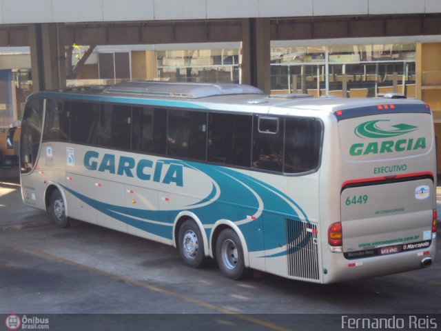 Viação Garcia 6449 na cidade de Ribeirão Preto, São Paulo, Brasil, por Fernando Reis. Número da foto: #562628.