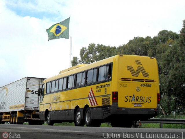 Viação Itapemirim 40495 na cidade de Vitória da Conquista, Bahia, Brasil, por Cleber Bus. ID da foto: 563890.