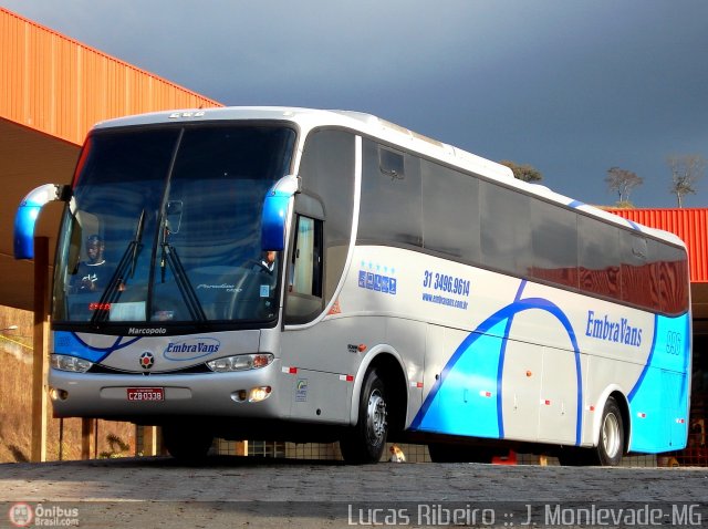 Embravans Turismo 996 na cidade de João Monlevade, Minas Gerais, Brasil, por Lucas  Ribeiro. Número da foto: #564364.